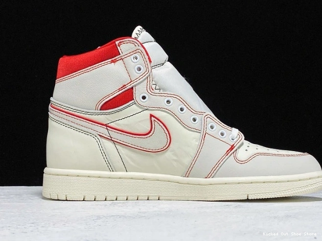 Kicked Out Shoe Store OG Retro Gym 1 Jordan Red High Air 555088-160 